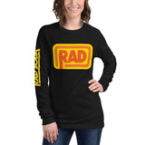 Staff K - RAD Orange: Unisex Long Sleeve Tee