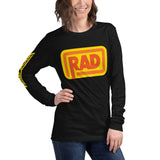 Staff K - RAD Orange: Unisex Long Sleeve Tee