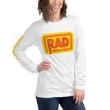 Staff K - RAD Orange: Unisex Long Sleeve Tee